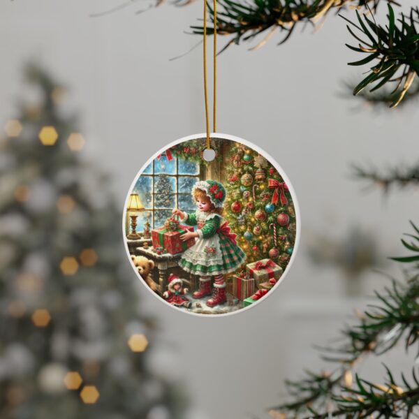 Copy of Christmas Decorative Ceramic Ornaments - Double-Sided (1-10pcs) - Festive Holiday Decor - Image 4
