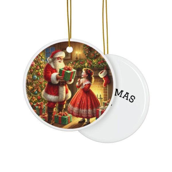 Copy of Christmas Decorative Ceramic Ornaments - Double-Sided (1-10pcs) - Festive Holiday Decor - Image 3