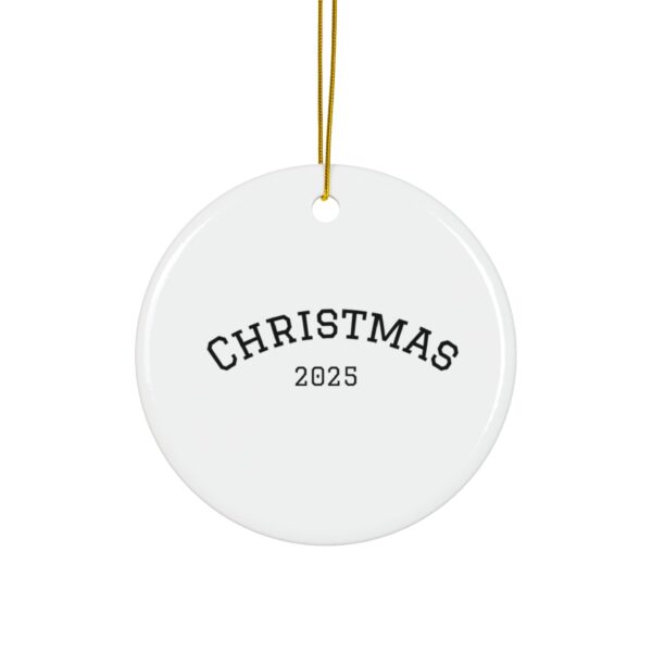 Christmas Decorative Ceramic Ornaments - Double-Sided (1-10pcs) - Festive Holiday Decor - Image 2