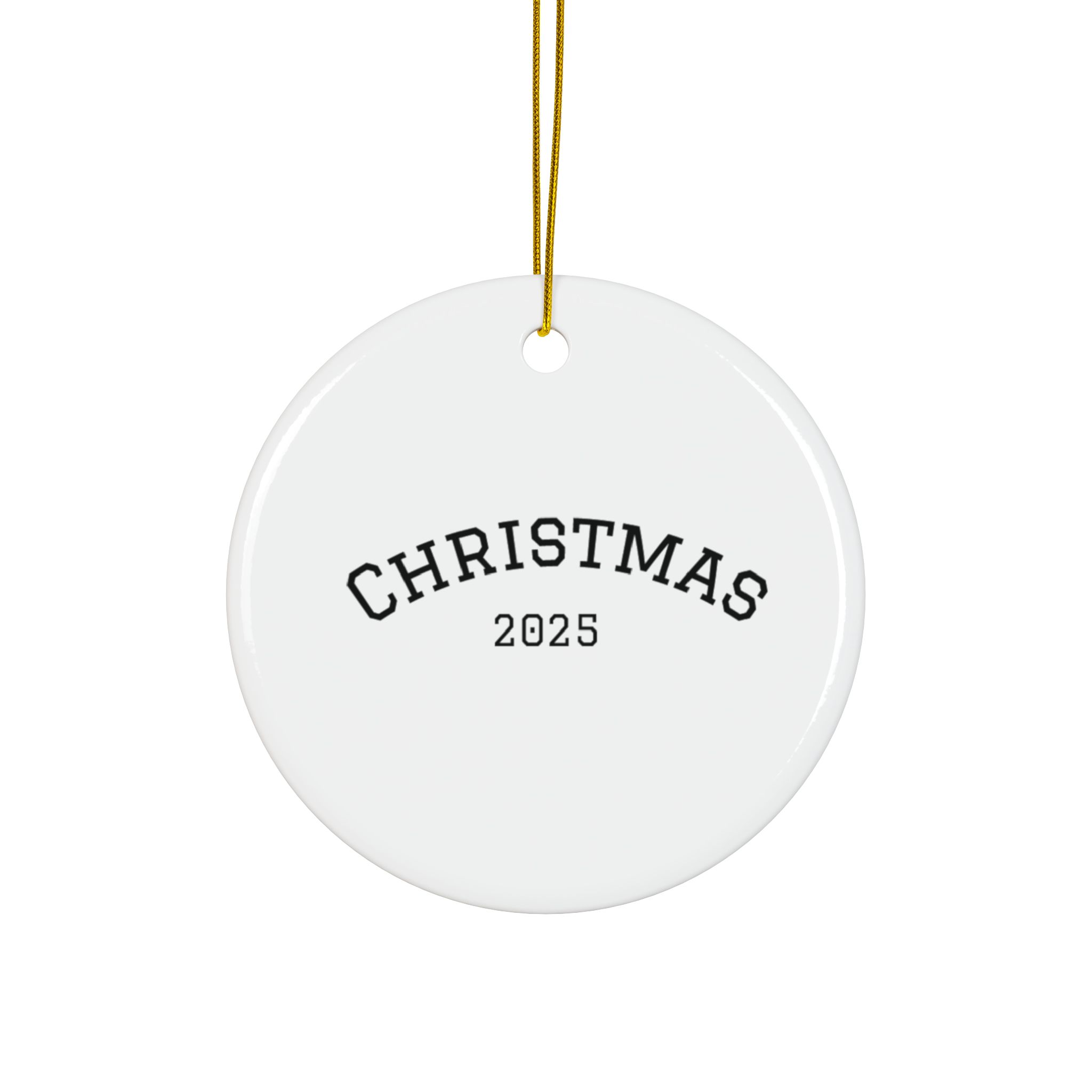 Christmas Decorative Ceramic Ornaments - Double-Sided (1-10pcs) - Festive Holiday Decor - Image 2