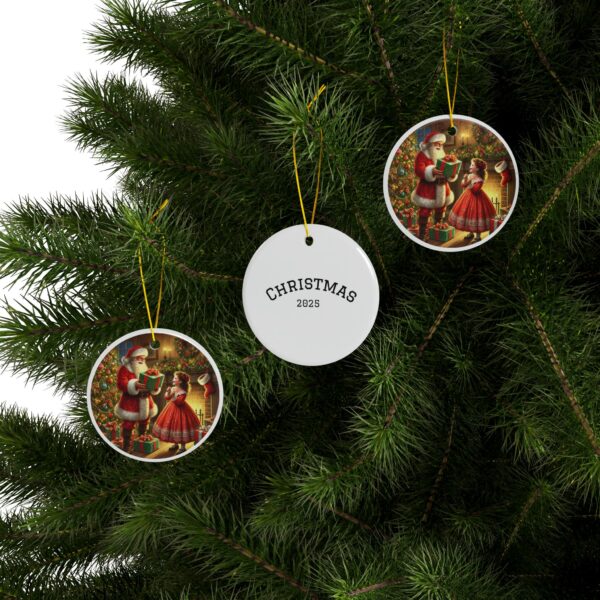 Copy of Christmas Decorative Ceramic Ornaments - Double-Sided (1-10pcs) - Festive Holiday Decor - Image 6