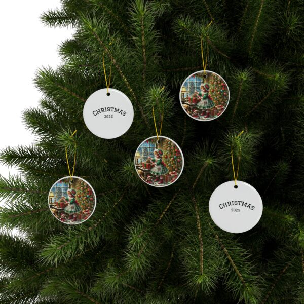 Copy of Christmas Decorative Ceramic Ornaments - Double-Sided (1-10pcs) - Festive Holiday Decor - Image 7