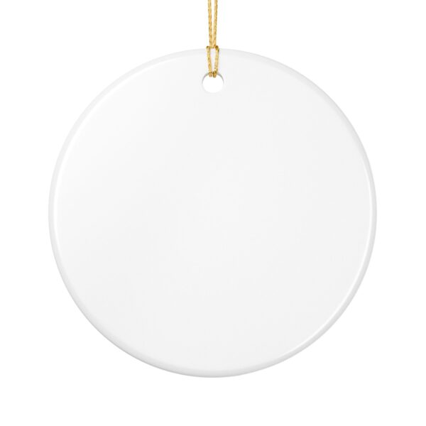 Christmas Santa Ornament, Holiday Decorations, Ceramic Tree Ornament, Santa Gift, Festive Home Decor, Xmas Keepsake - Image 6