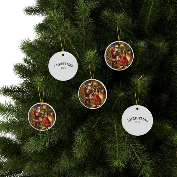 Copy of Christmas Decorative Ceramic Ornaments - Double-Sided (1-10pcs) - Festive Holiday Decor - Image 7