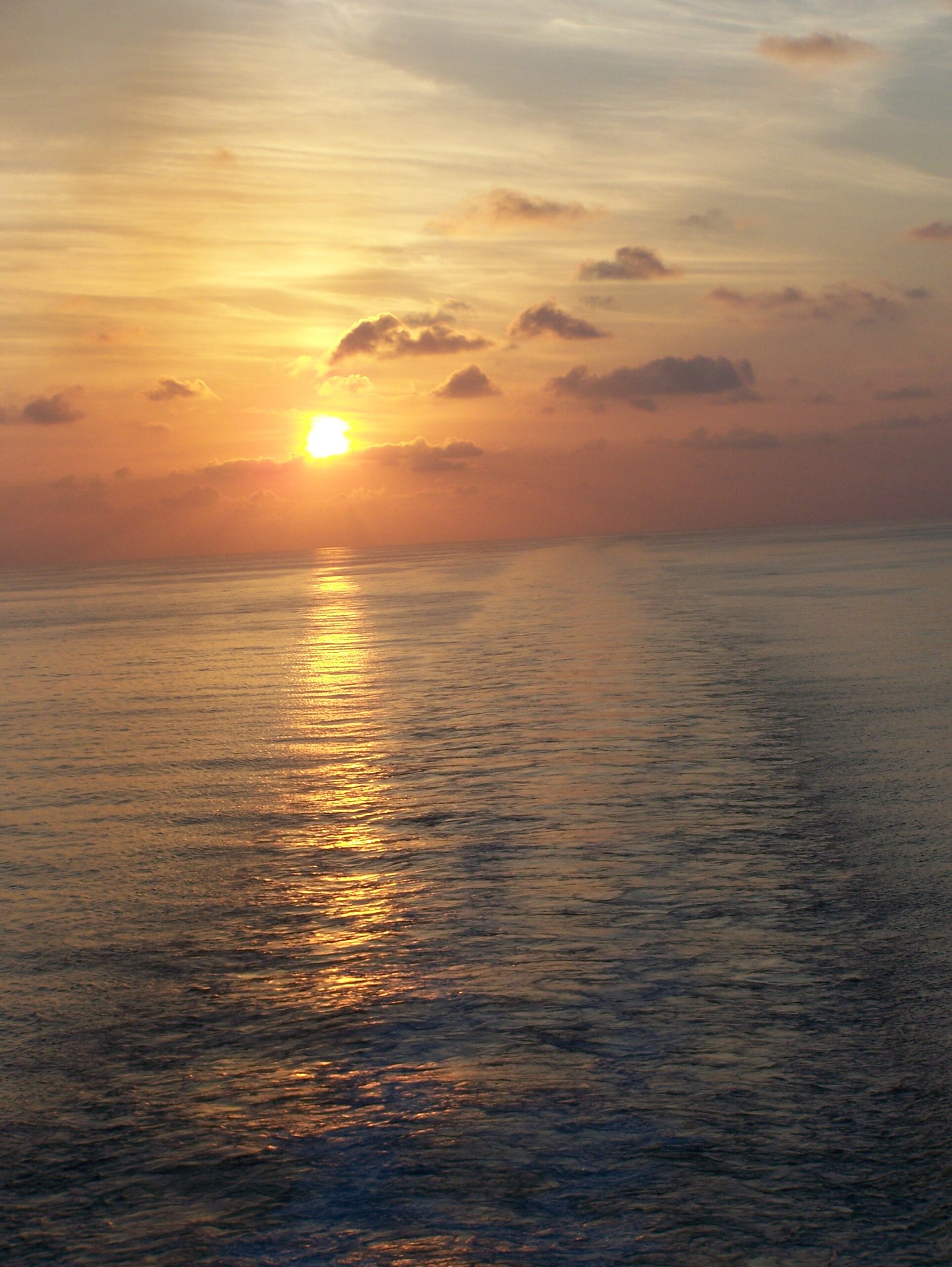 Caribbean Sunrise from a cruise ship