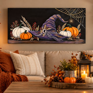Halloween Witch Hat Painting | Nancy's Crafting Nook