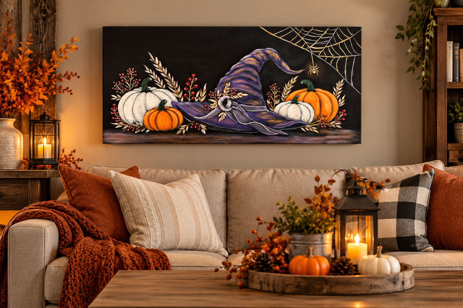 Halloween Witch Hat Painting | Nancy's Crafting Nook